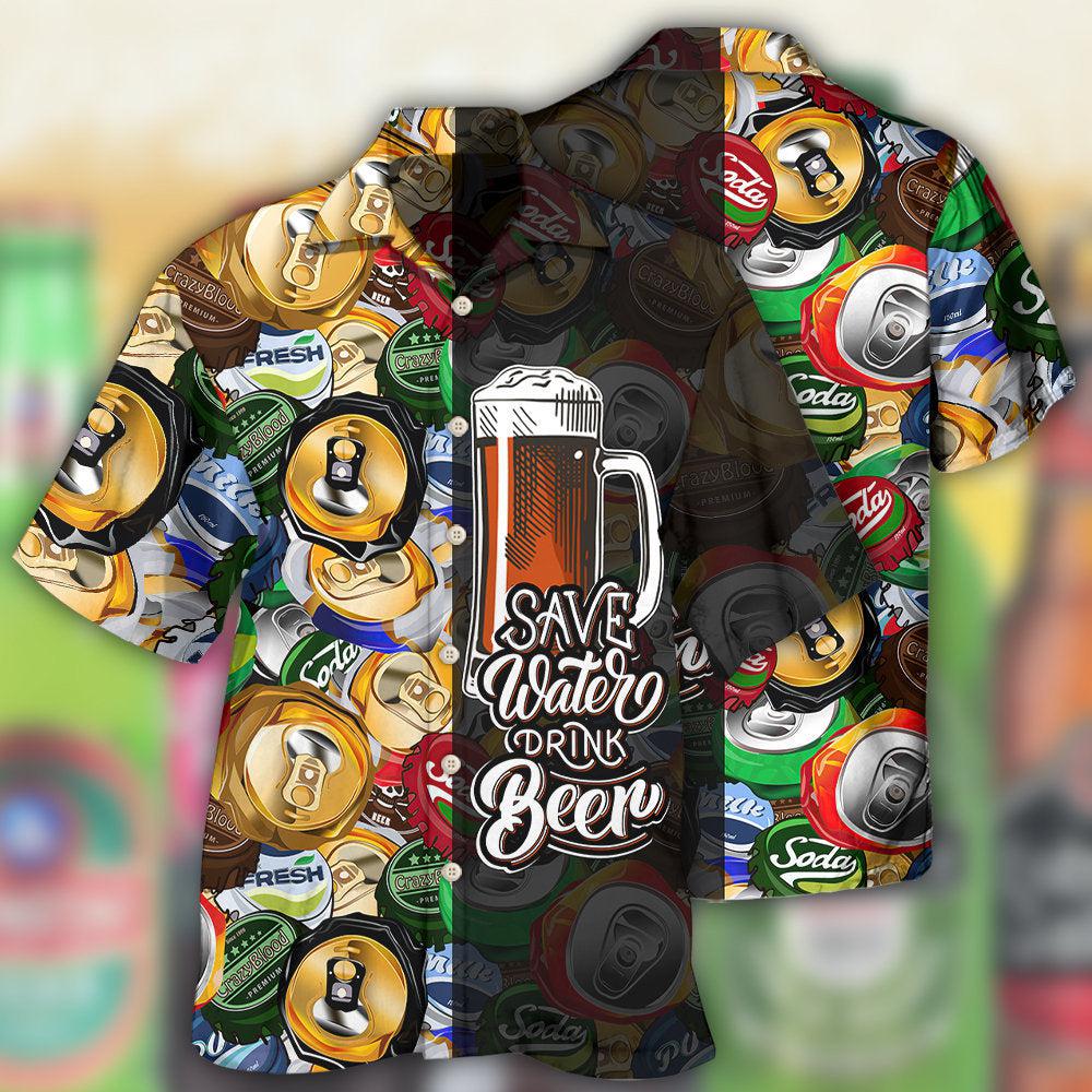 Save Water Drink Beer – Hawaiian Shirt – Haws03Lin210322
