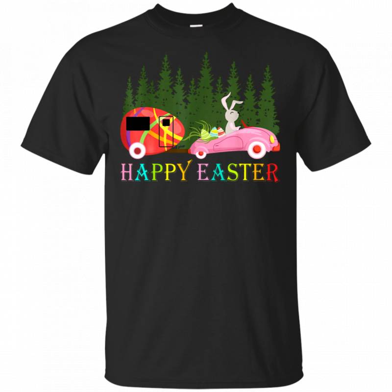 Camping shirt Happy Easter Day Bunny eggs