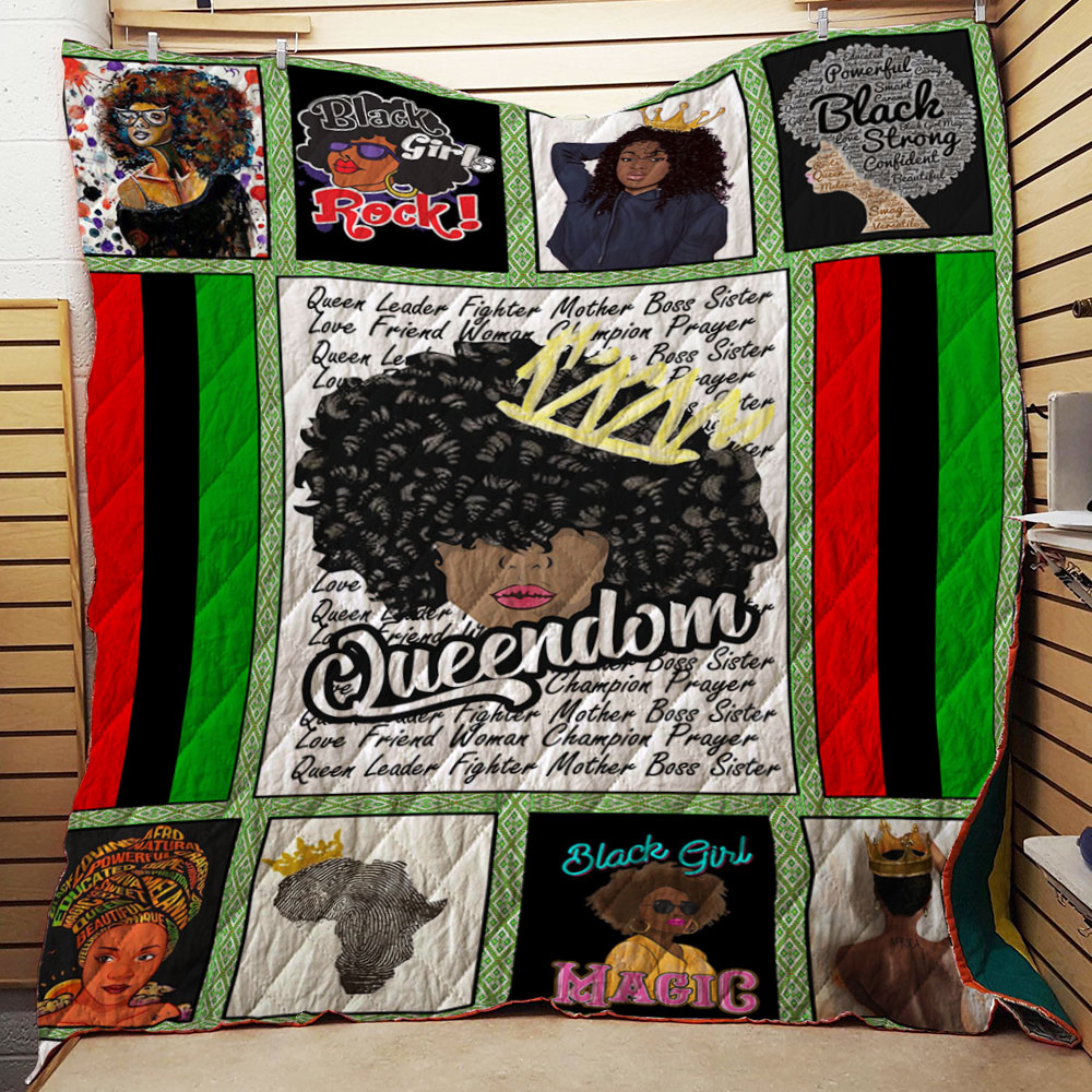 Black Queendom Natural Hair Quilt