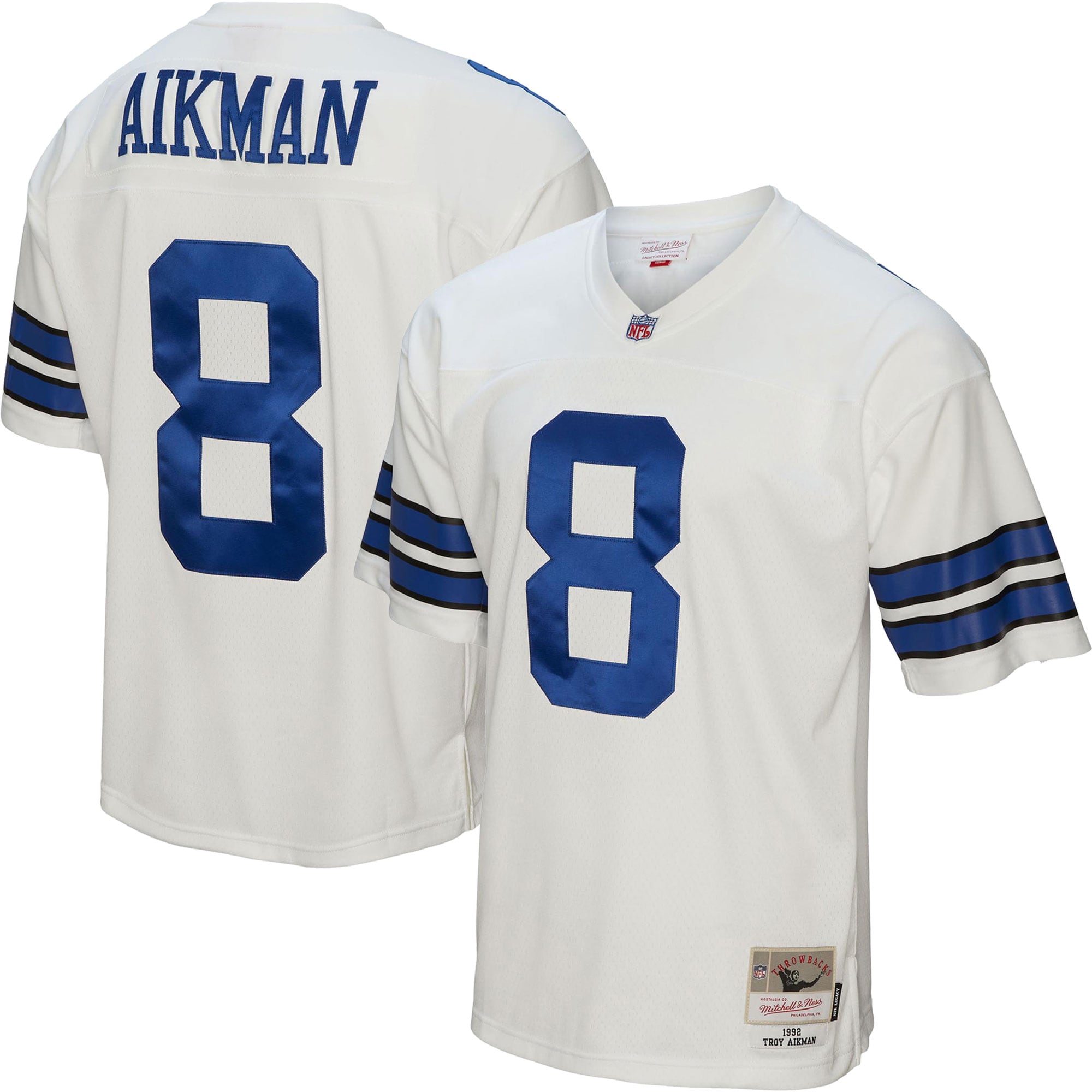 Troy Aikman Dallas Cowboys Mitchell & Ness Legacy Replica Jersey – White