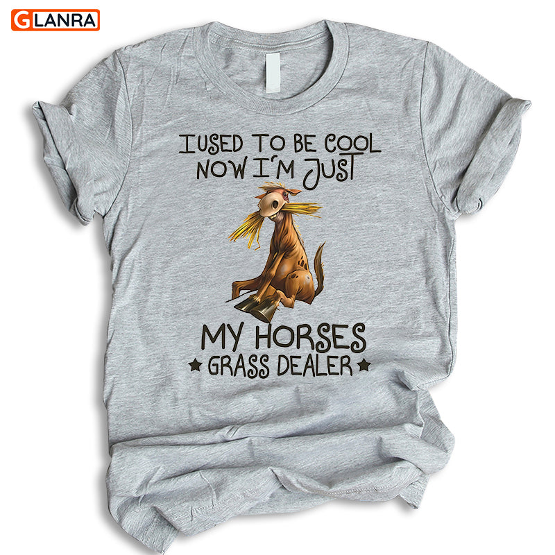 I Used To Be Cool Now I’M Just My Horses Grass Dealer Shirt, Funny Horse Shirt, Horse Lover Shirt, Horse Hoodie, Horse Riding, Farm Lover Gift