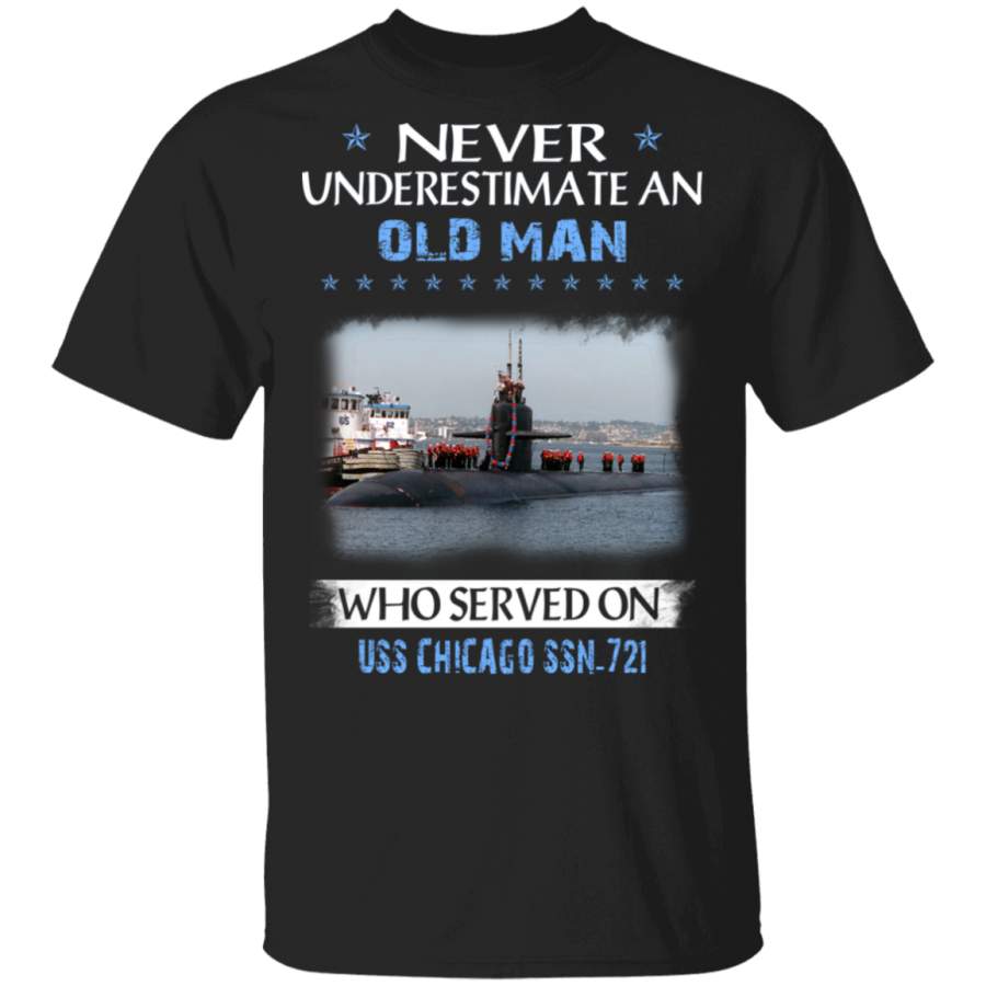 USS Chicago SSN-721 Veterans Day Christmas Gift T-Shirt