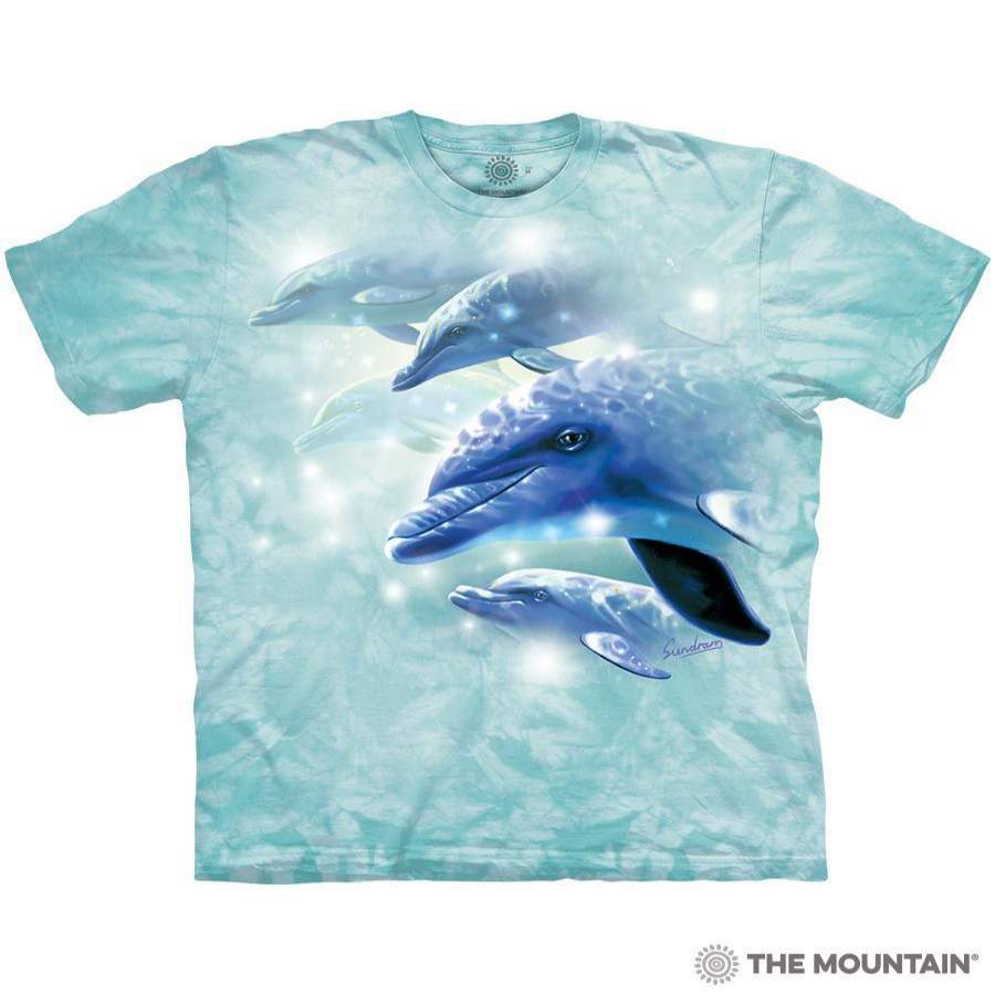 Dolphin Play Adult Adult T-Shirt