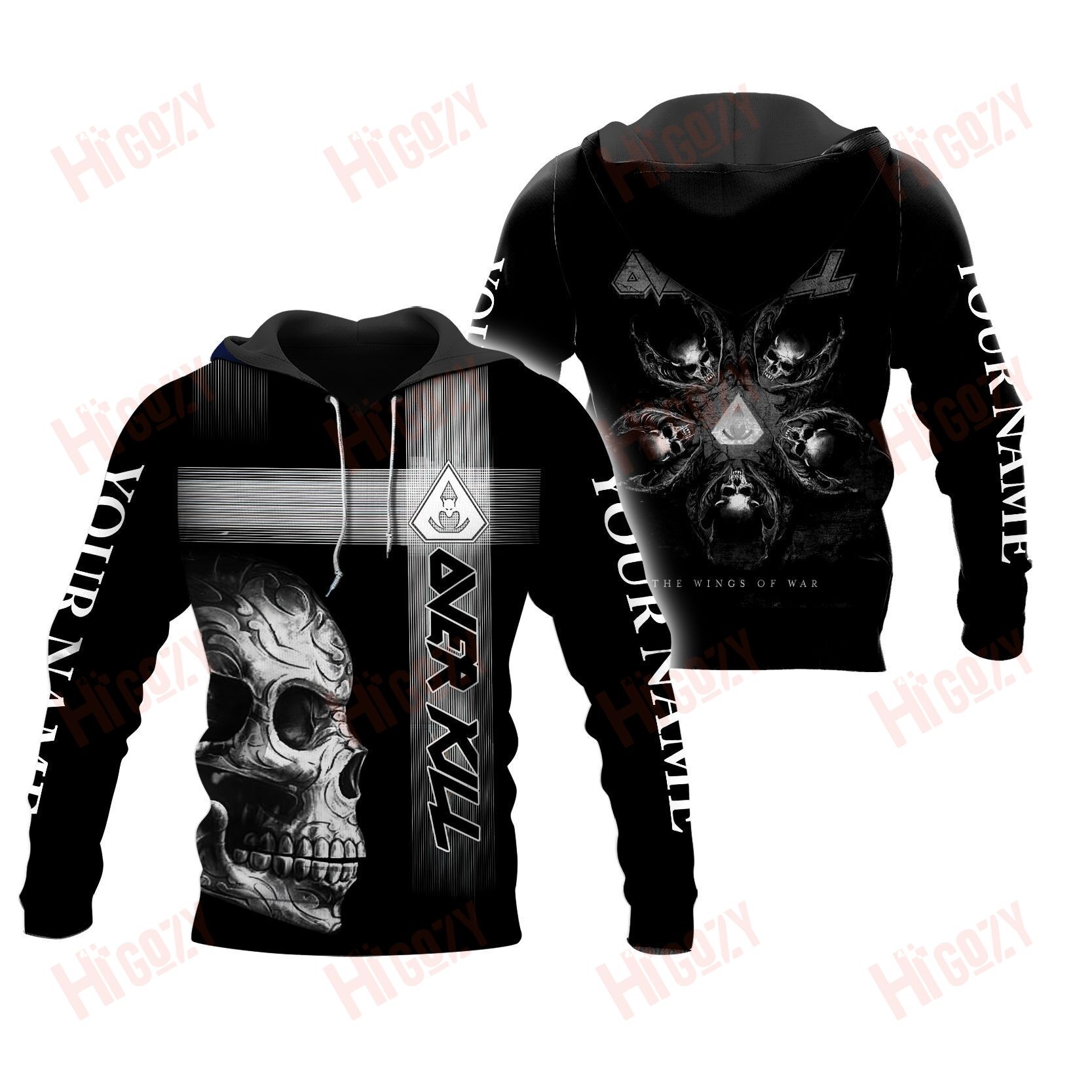 Over Kill Hoodie 3D All Over Printed Clothes – Spnv345