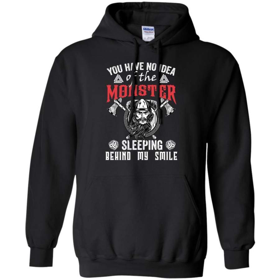 AGR You Have No Ideas Of The Monster Sleeping Behind My Smile Shirt Hoodie