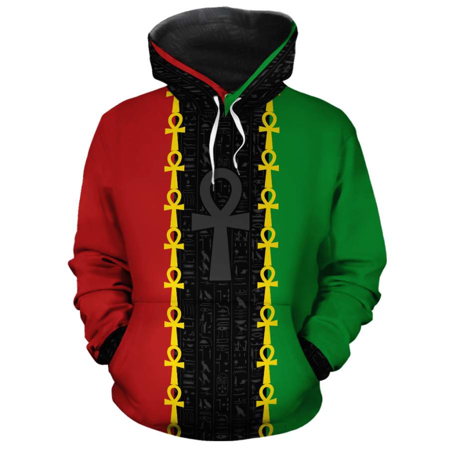 Reggae Ankh All-over Hoodie