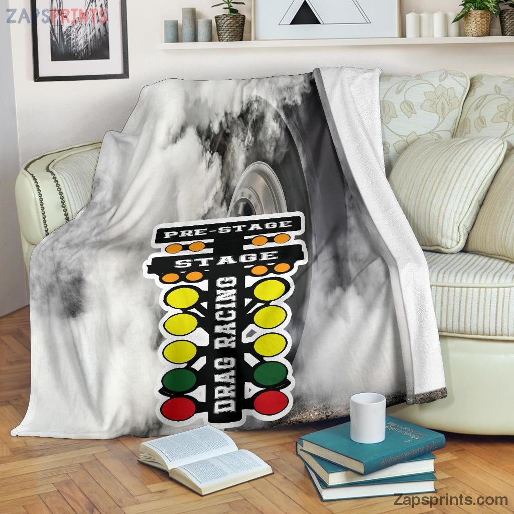 Gift For Racing Lover – Drag Racing Blanket Rbnbt – Gift For Friends