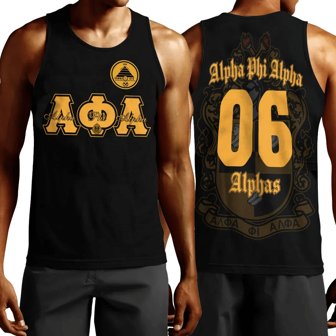 Wonderprint Tank Top Alpha Phi Alpha Gamma Lambda Tank Top