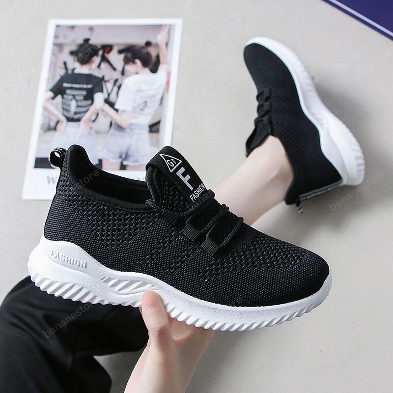 Mesh Sneakers Female Students 2021 Spring Summer New Women’S Shoes Korean Fashion Running White Shoe Breathable Mesh Shoes Cozok