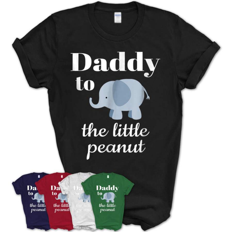 Matching Baby Shower Couples Shirt Elephant Daddy Peanut – Teezou Store