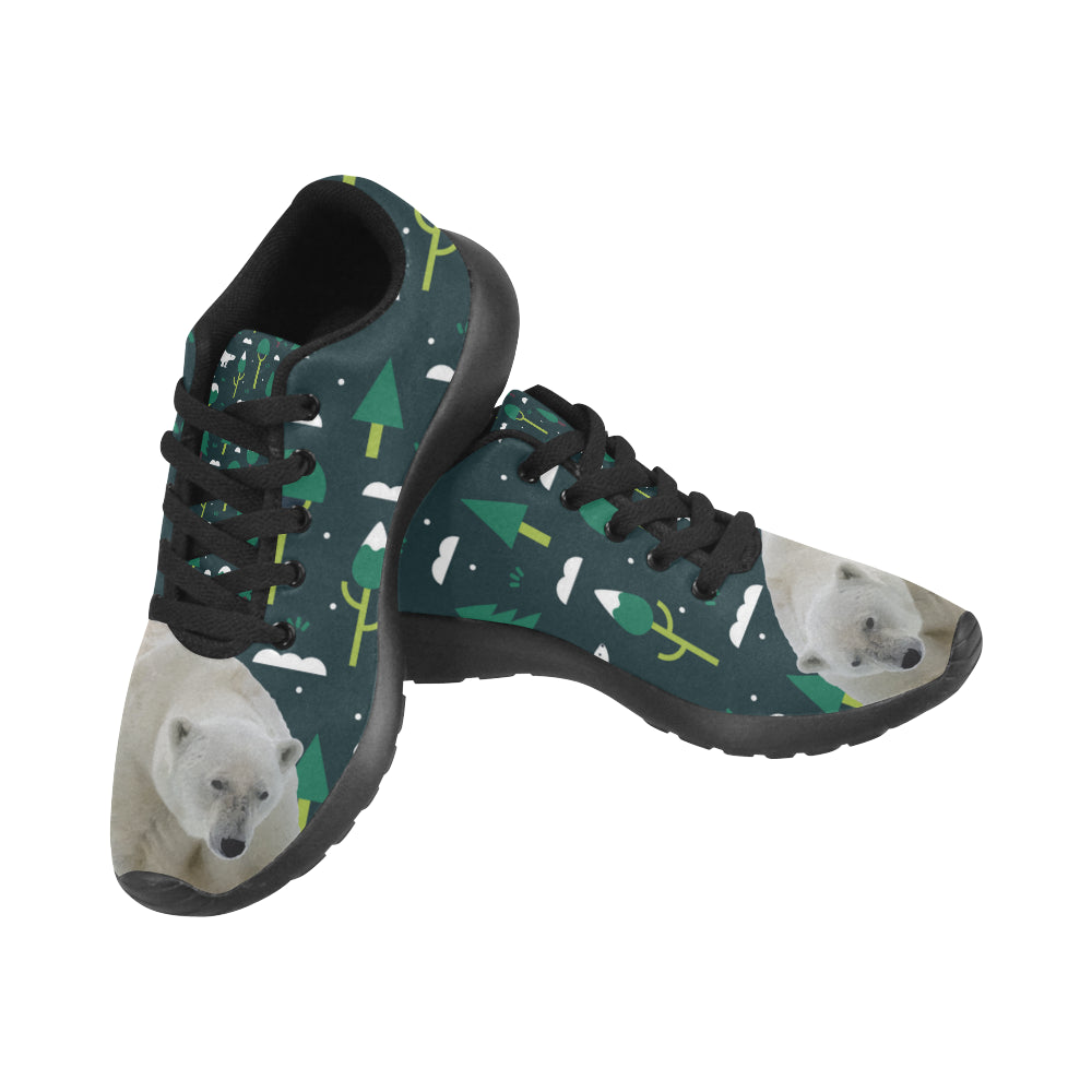 Polar Bear Black Sneakers for Men