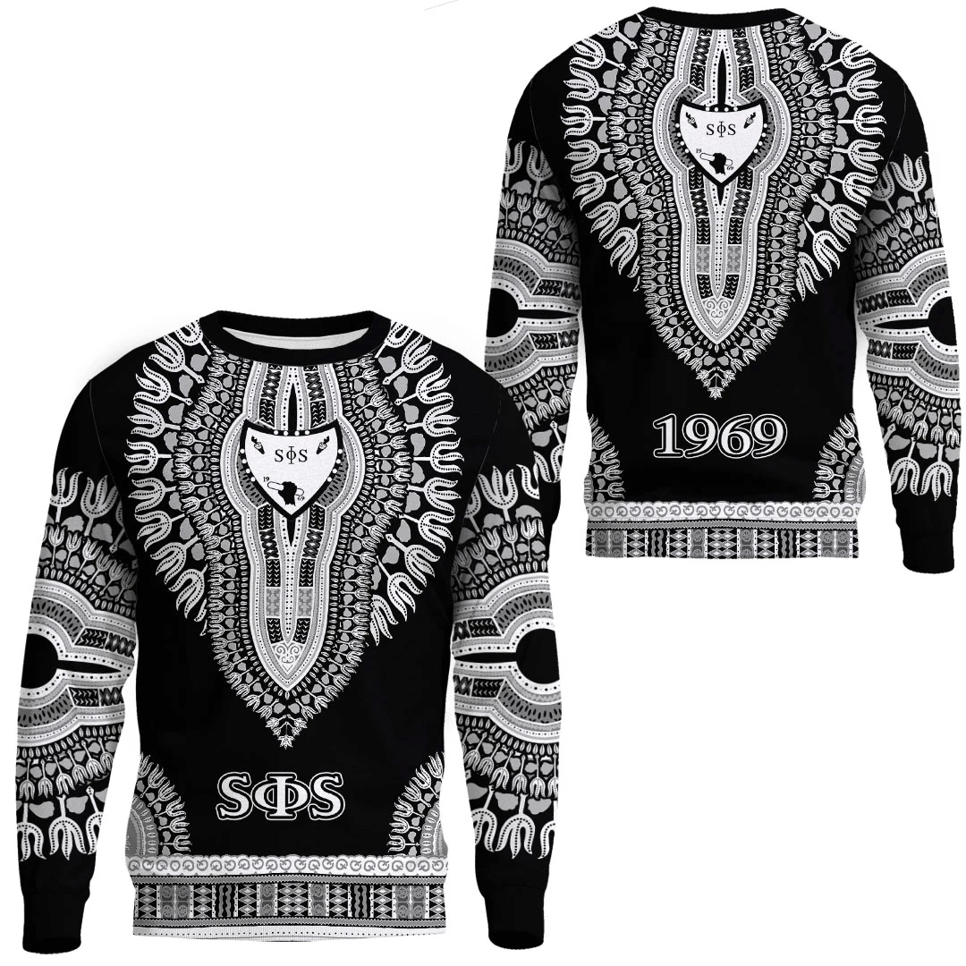 Africa Zone Sweatshirt – Swing Phi Swing Dashiki Sweatshirts A31