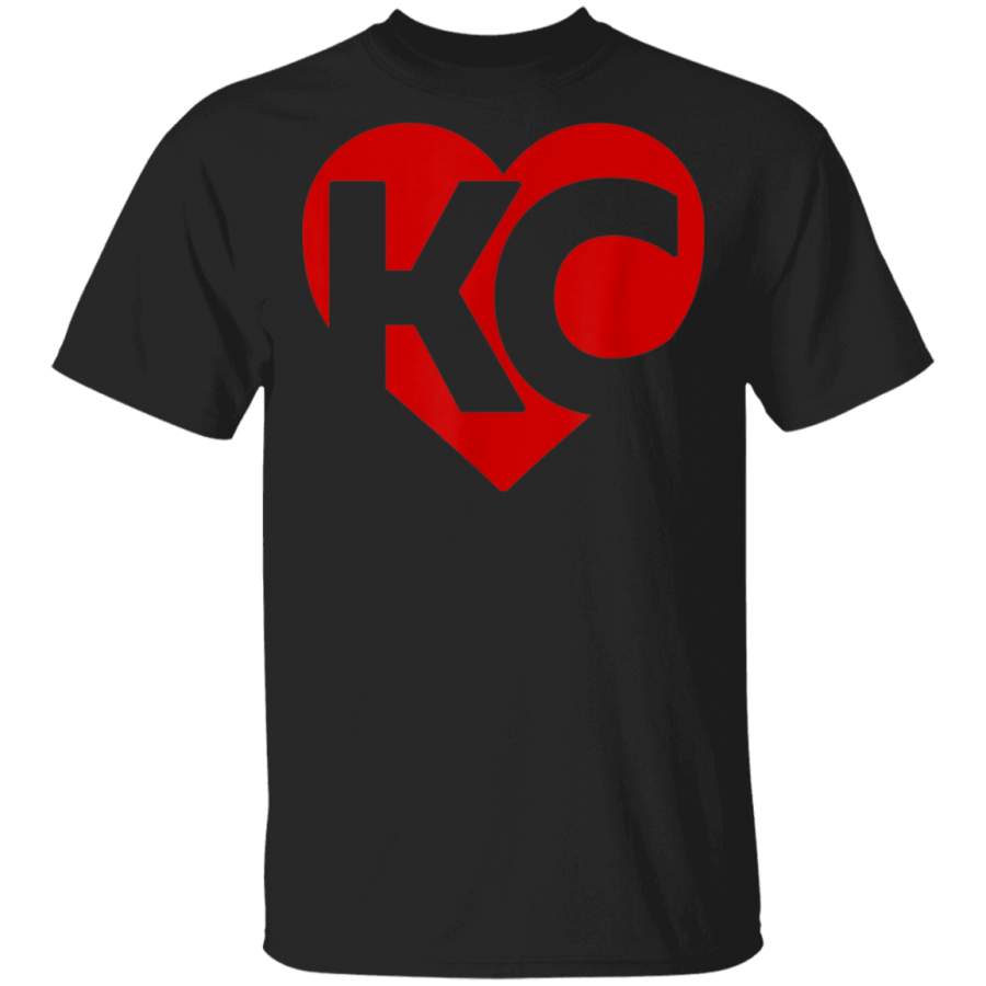 Heart Valentine Kansas City Hearts I Love KC TShirt