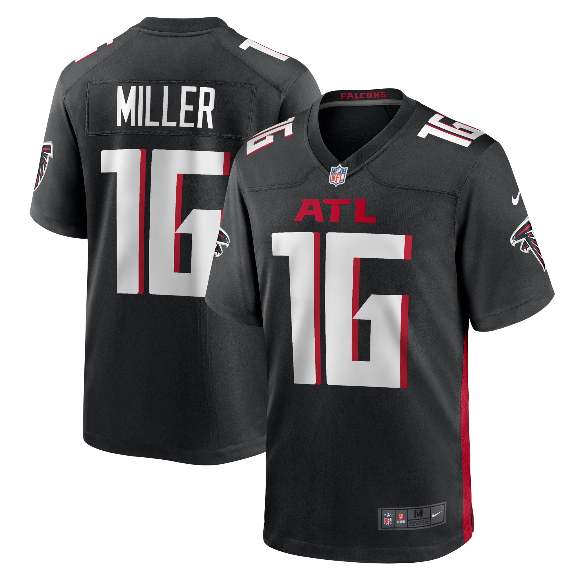 Scotty Miller Atlanta Falcons Game Player Jersey – Black