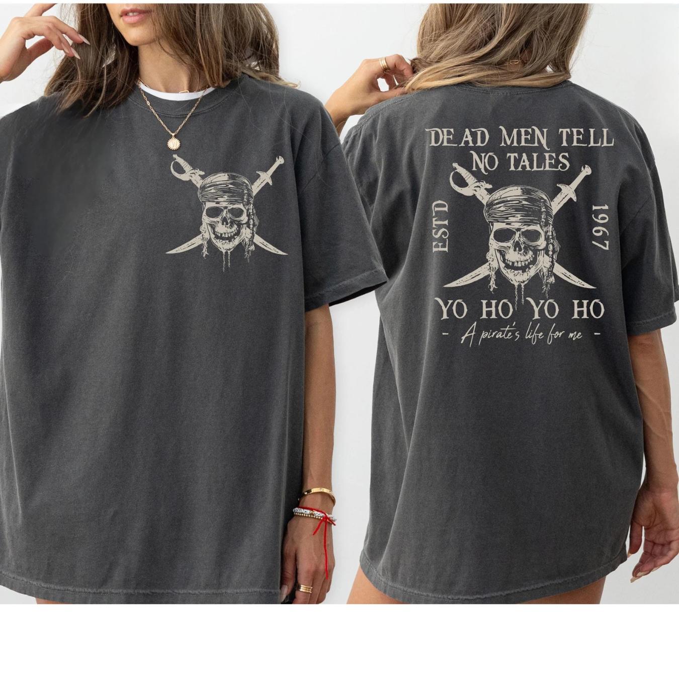 Pirates Of The Caribbean Dead Men Tell No Tales Shirt, Vintage Pirates Shirt, Retro 90s Pirates Shirt
