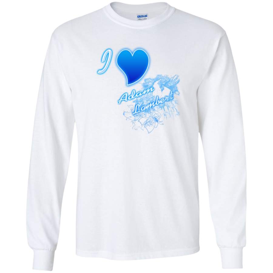 AGR American Idol I love Adam Lambert Long Sleeve T-Shirt