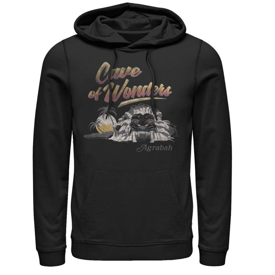 Aladdin Men’s Cave of Wonder Postcard  Lightweight Hoodie