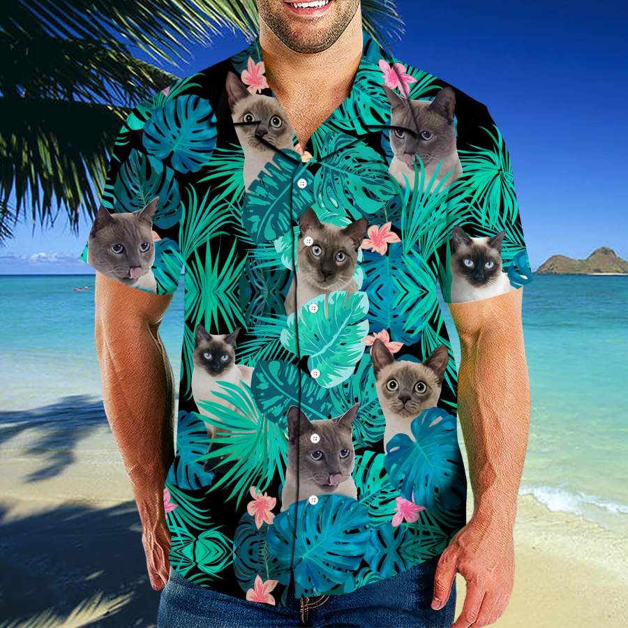 Tropical siamese hawaii shirt HG7701