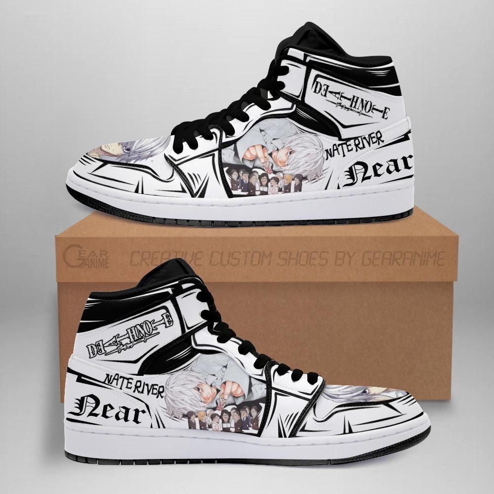 Nate River Near Custom Death Note Anime Fan Mn05 Air Jordan Shoes Sport Sneakers