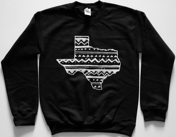 Texas Pattern Sweater Shirt