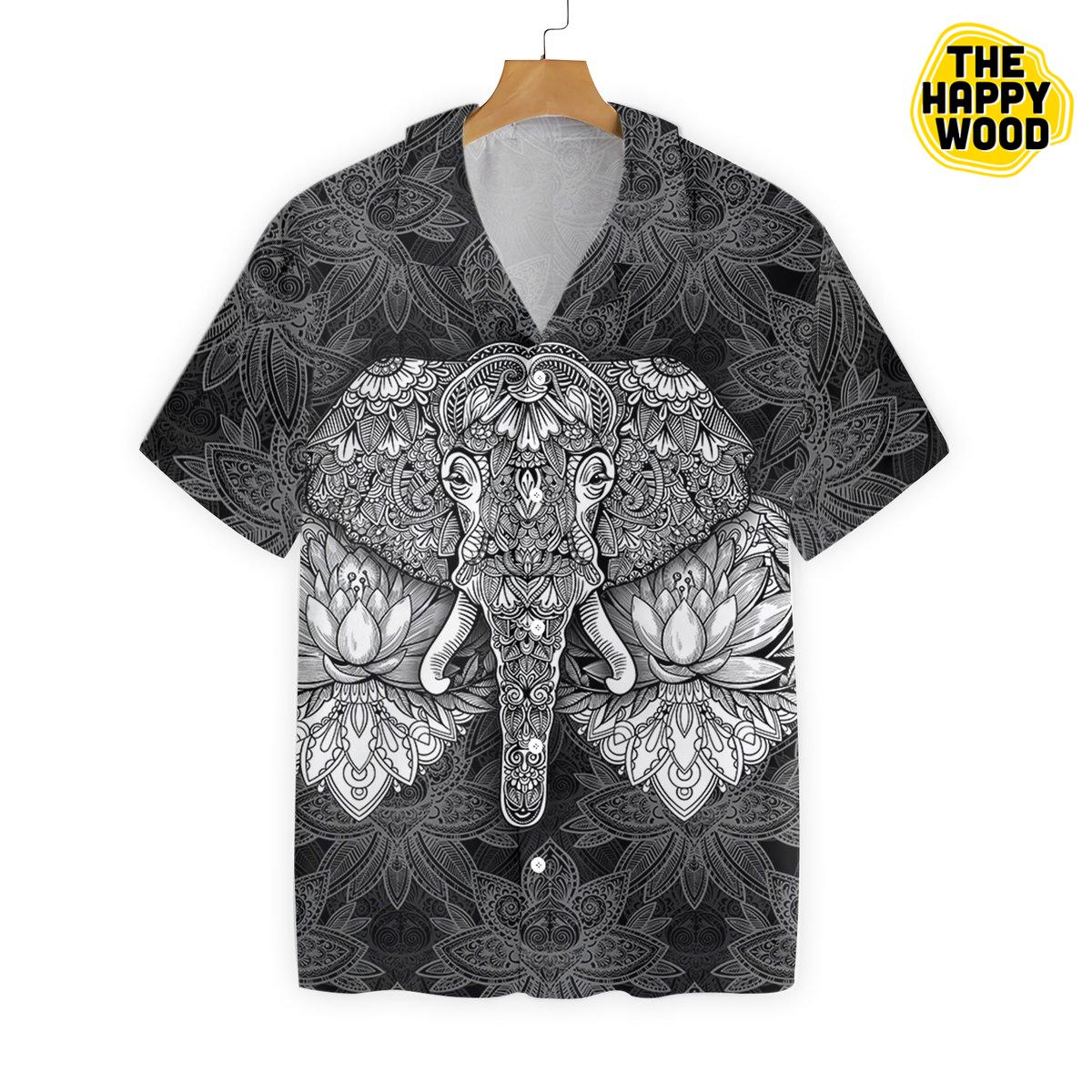 Mandala Elephant Hawaiian Hawaii Shirt