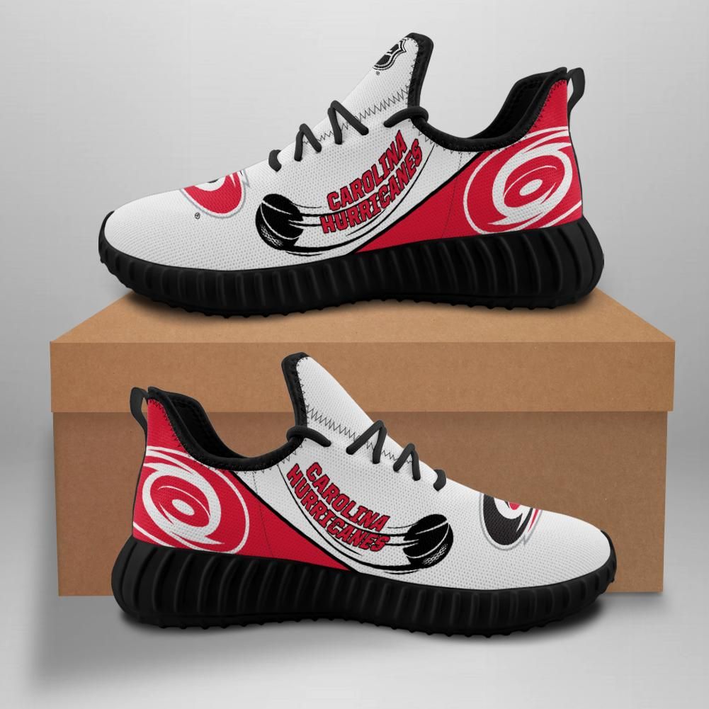 Carolina Hurricanes Unisex Sneakers New Sneakers Hockey Custom Shoes Carolina Hurricanes Yeezy Boost