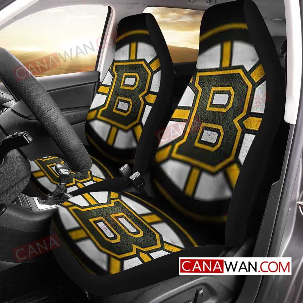 Boston Bruins Style694 3D Customized Personalized Car Seat Cover