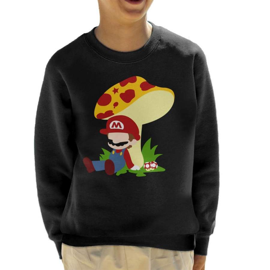 Super Mario Relaxing Time Kid’s Sweatshirt