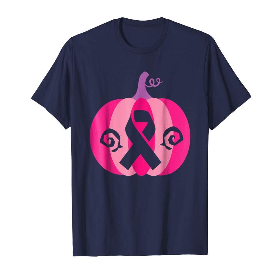 Fight Breast Cancer T-Shirt | Cancer PUMPKIN HALLOWEEN