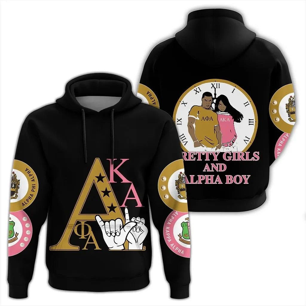 Alpha Phi Alpha Alpha Kappa Alpha Pullover Hoodie