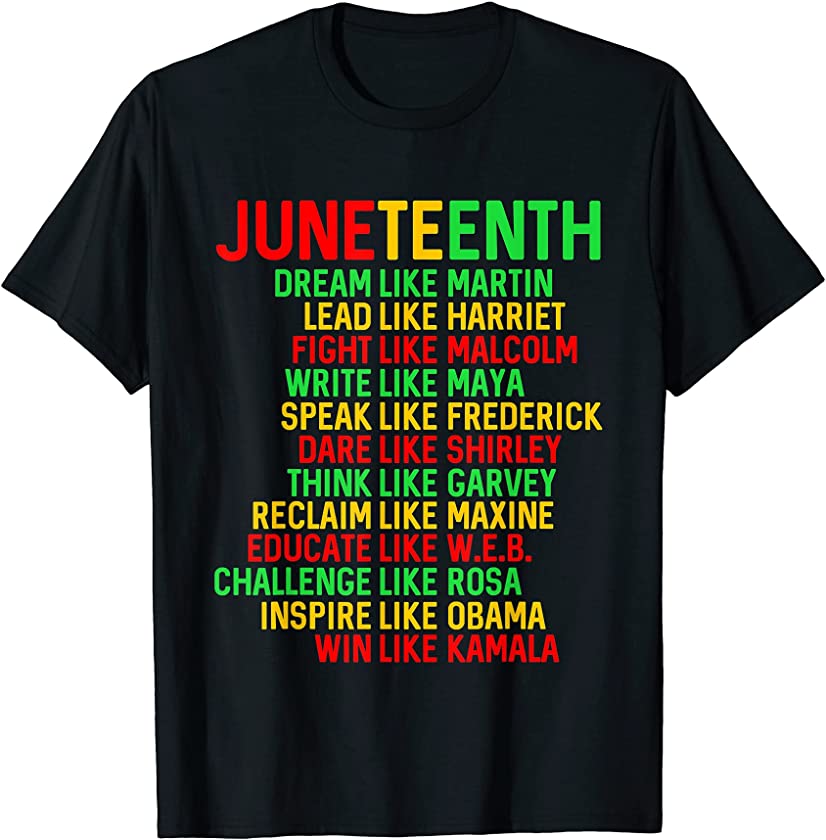 Retro Juneteenth Ancestors Black African Dream Like Leaders T-Shirt