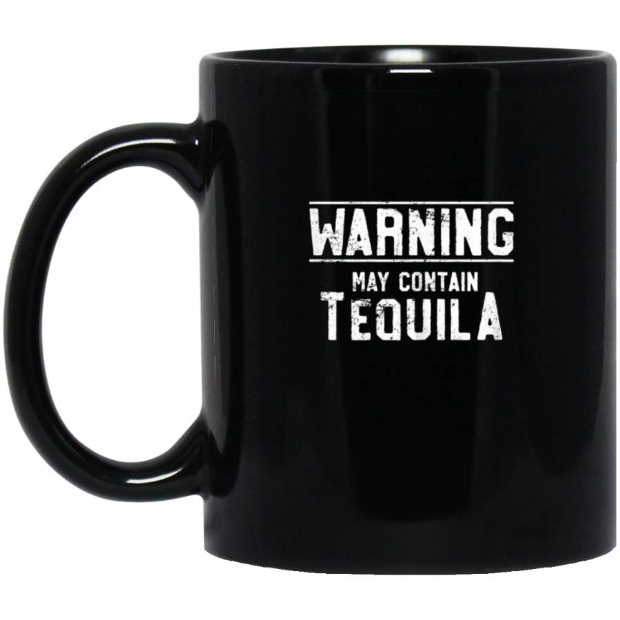 Womens Warning May Contain Tequila Mug Drinking St Patricks Day Mug