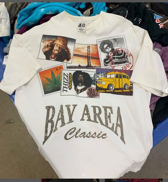 Bay Area Classic t shirt  For Men  For Women