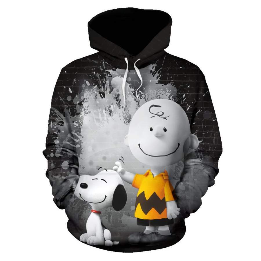Snoopy and Charlie Brown Hoodie - EmprintsTOP