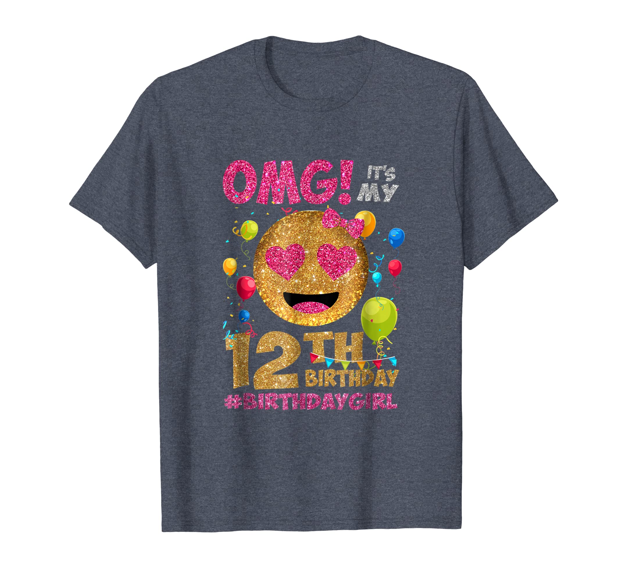 It’S My 12Th Birthday Tshirt 12 Years Old Birthday Gift Girl