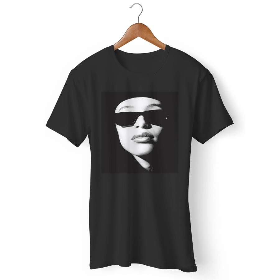 Aaliyah Face Glasses Man’s T-Shirt