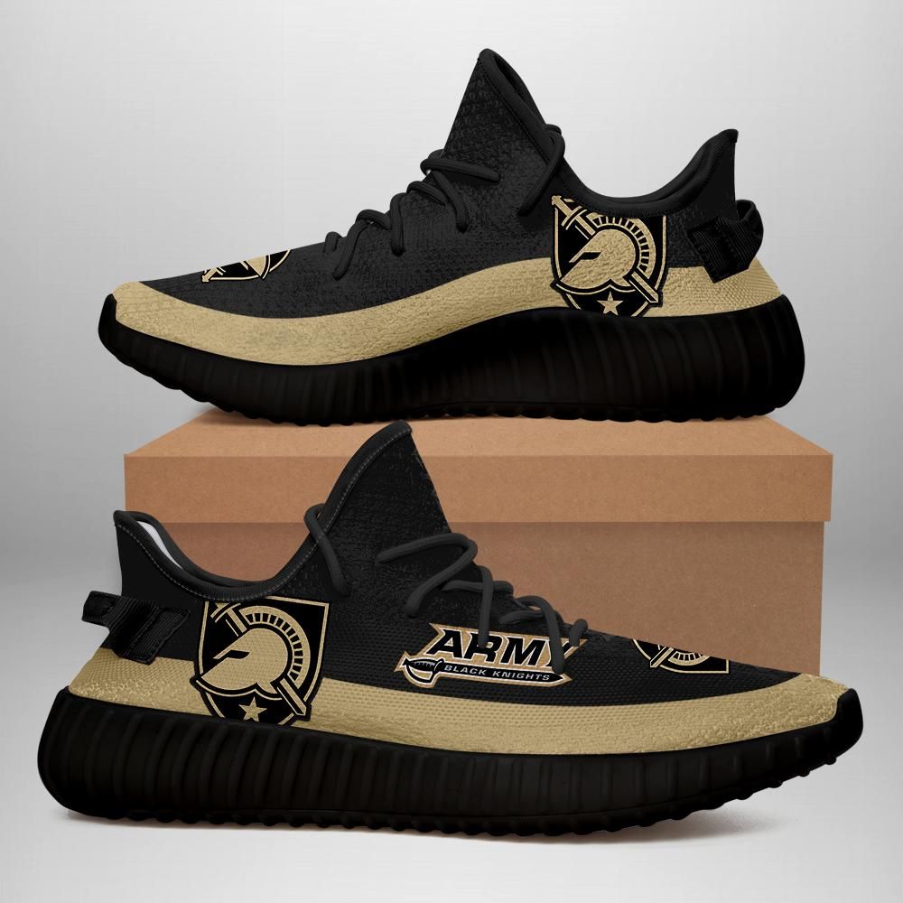 Army Black Knights Unisex Sneaker Football Custom Shoes Army Black Knights Yeezy Boost 350