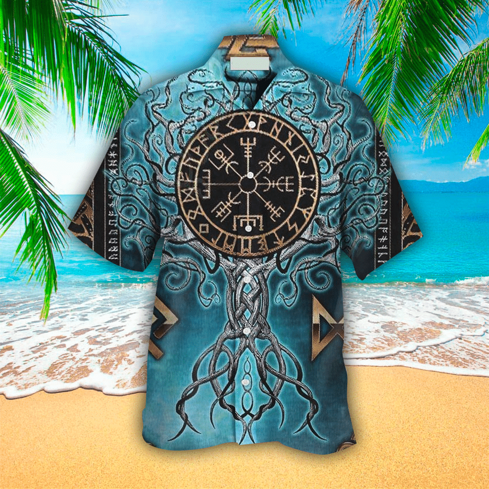 Vikings Aloha Hawaii Shirt For Lovers Ha59806