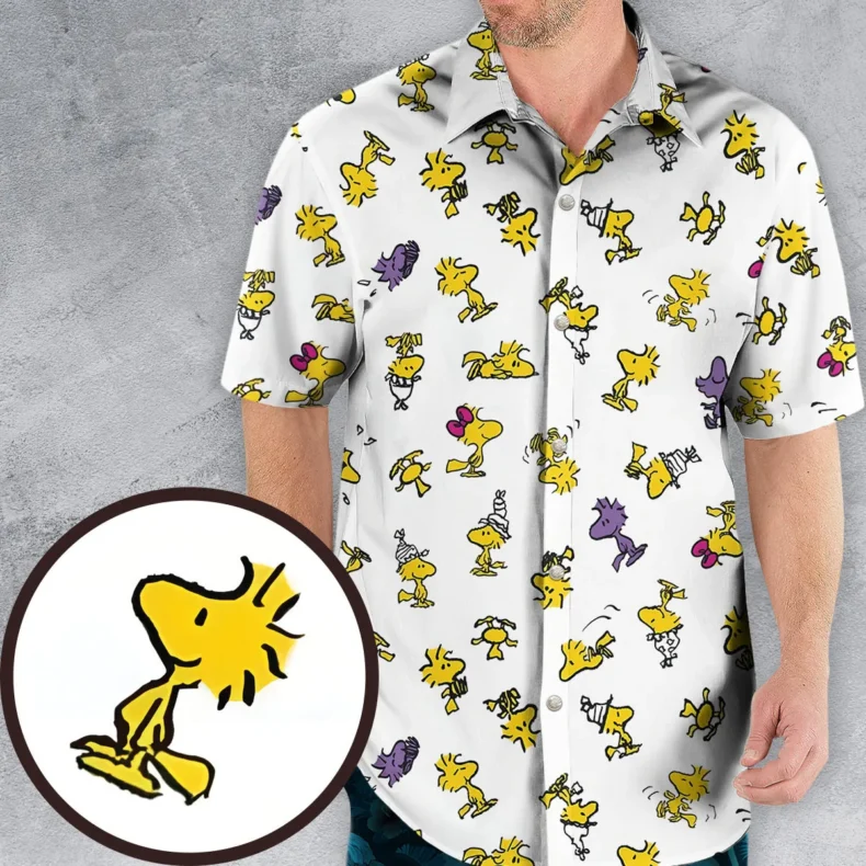 Woodstock Fun Pattern Hawaiian Shirt