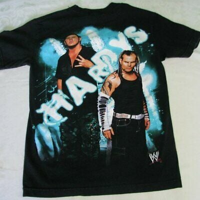 Vintage Hardys Wwf Wrestling T-shirt 7856