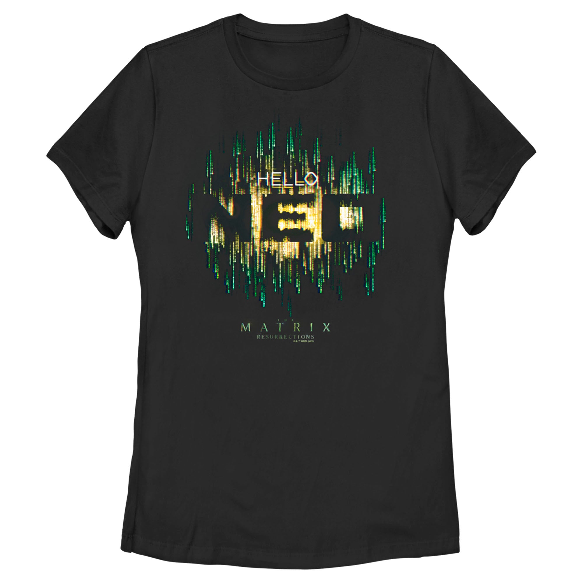 The Matrix Resurrections Women’S Hello Neo  T-Shirt