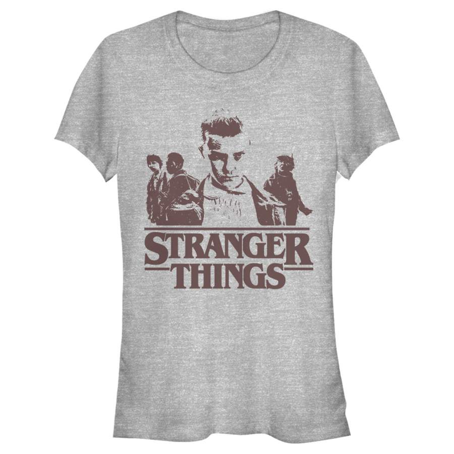 Stranger Things Junior’s Eleven Punk and Friends  T Shirt