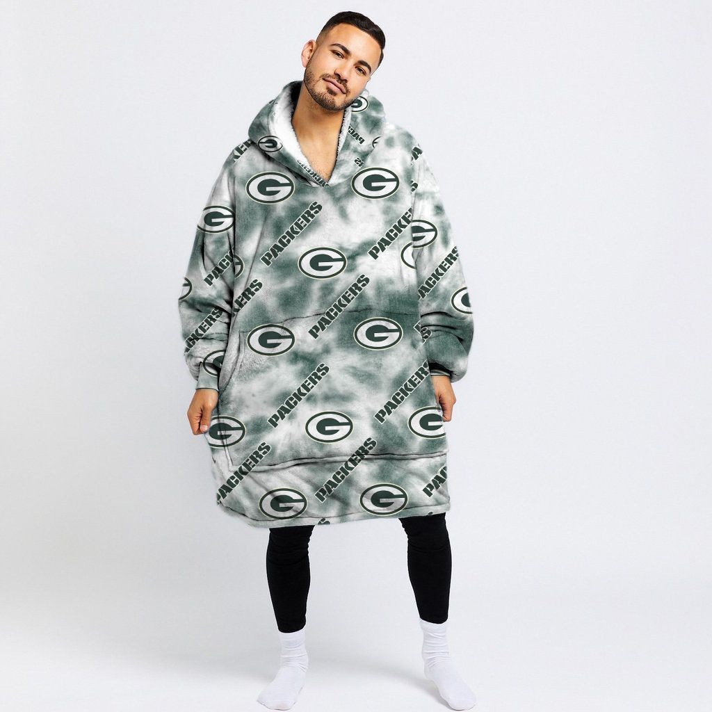 Green Bay Packers Blanket Hoodie 012