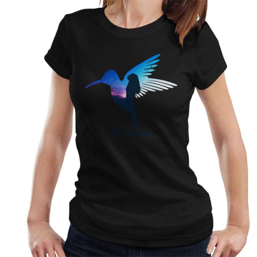 Be Unique Bird Silhouette Women’s T-Shirt