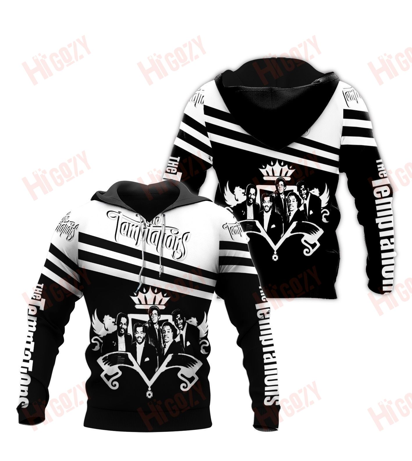 The Temptations Band Hoodie 3D – V735