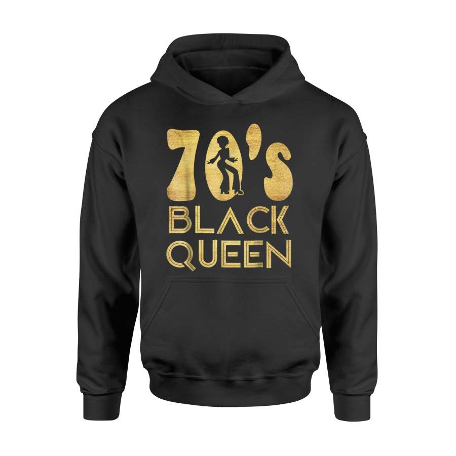 70’s Black Queen Seventies Halloween Hoodie