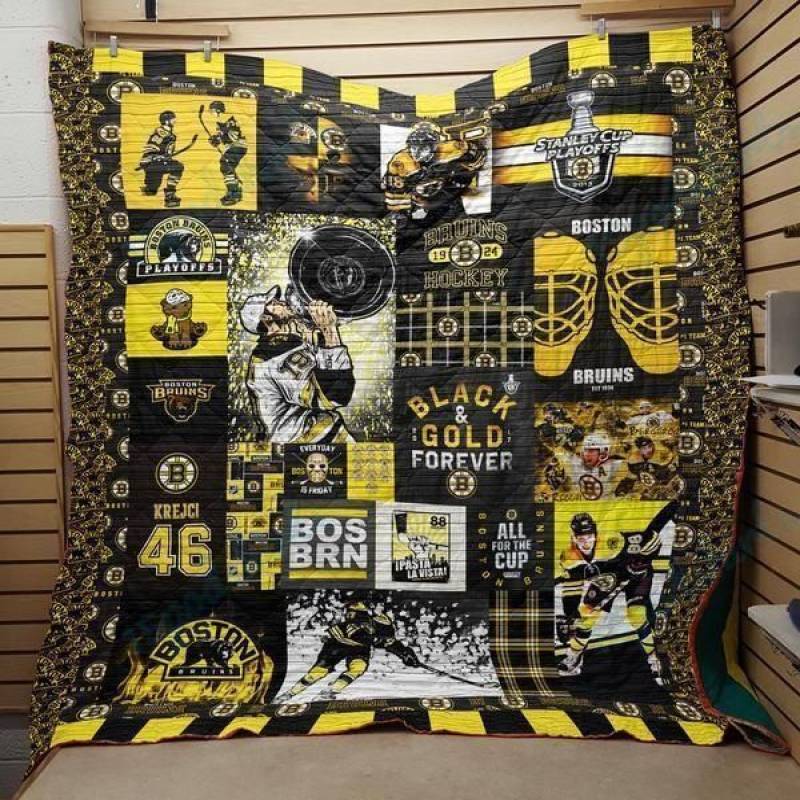 Boston Bruins Quilt Blanket 10