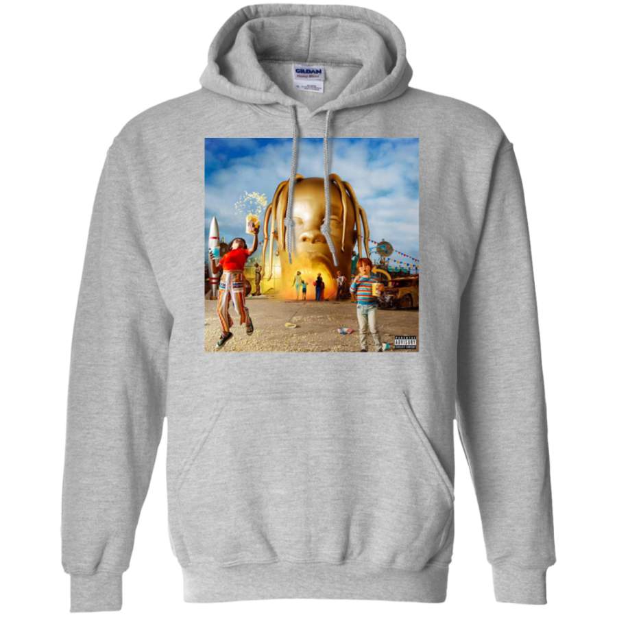 AGR Astroworld Travis Scott Gildan Pullover Hoodie