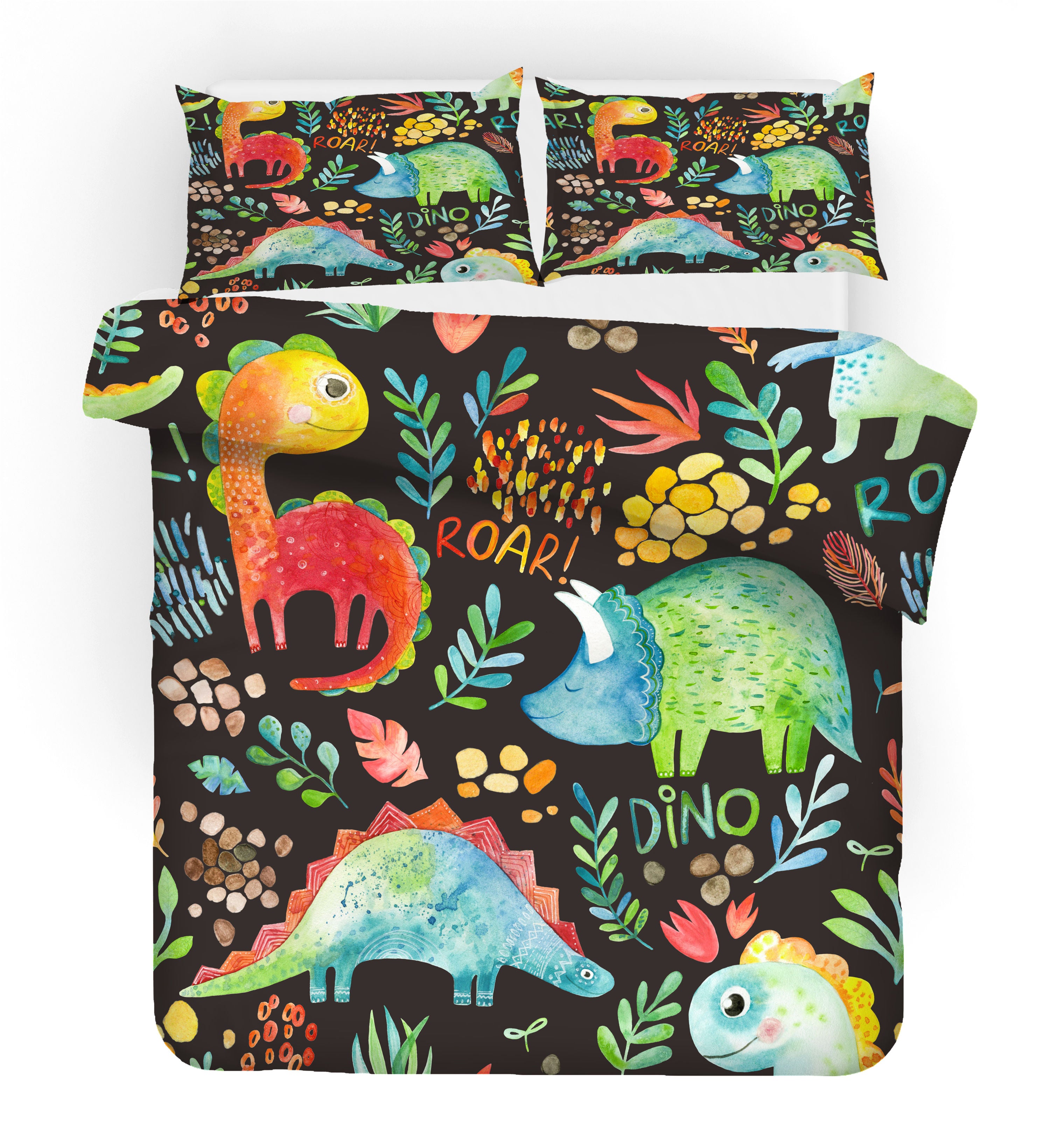 3D Cartoon Animal Dinosaur Quilt Cover Set Bedding Set Duvet Cover Pillowcases 121