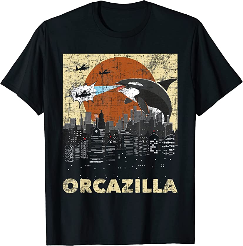 Orcazilla – Whale Lover Ocean Marine Biologist Whales T-Shirt